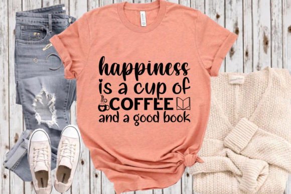 Book Lover Svg Design, Happiness is a C
