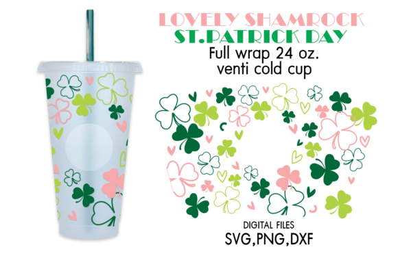 Lovely Shamrock Graphics for Crafts & St. Patrick’s Day