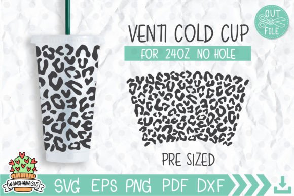 Venti Cold Cup Design: Graphics for Crafts Projects